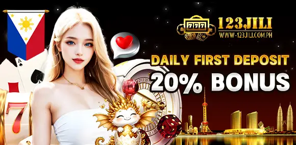 Get 20% bonus for your first daily top-up